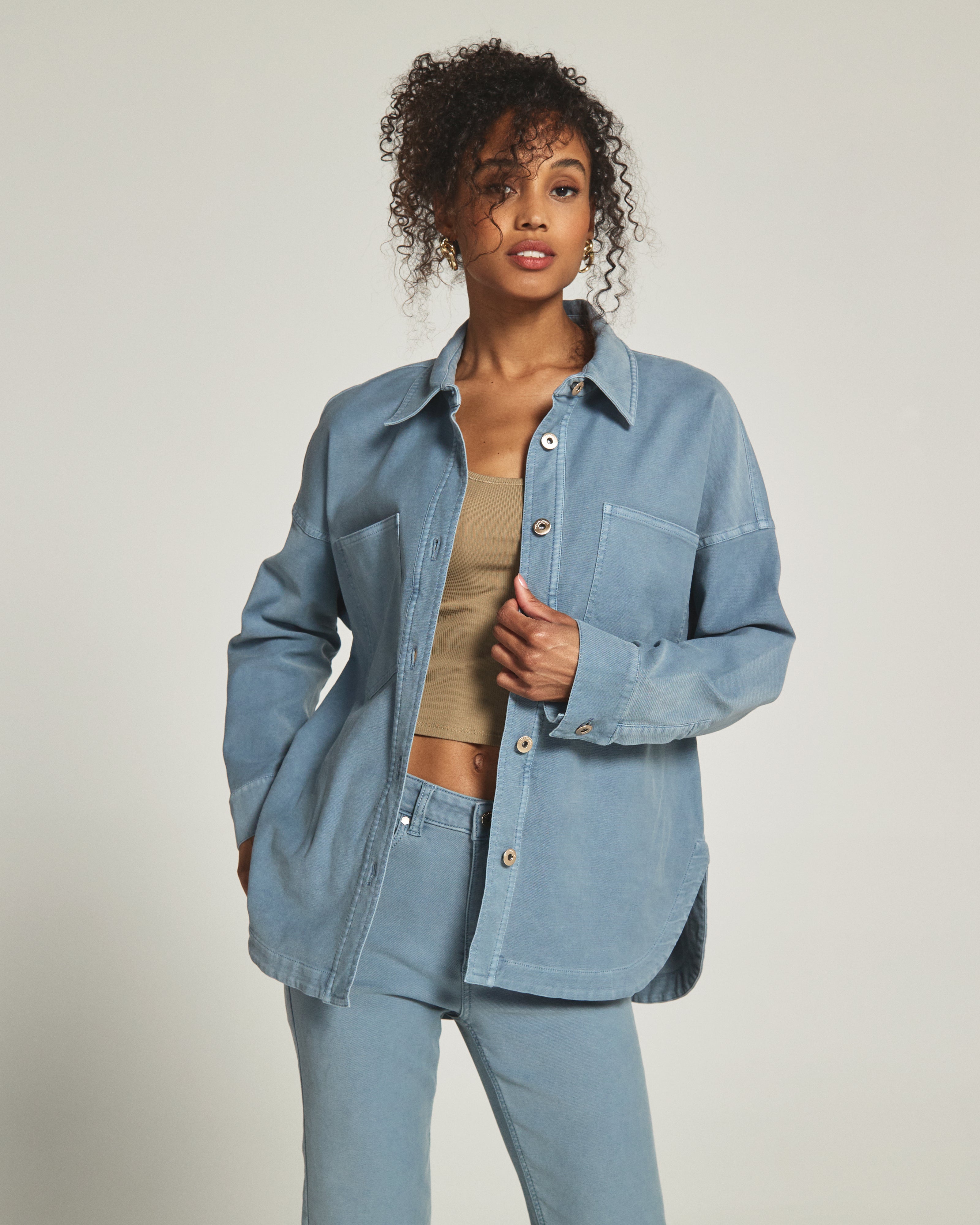 Denim crop zip jacket - Women | Mango USA